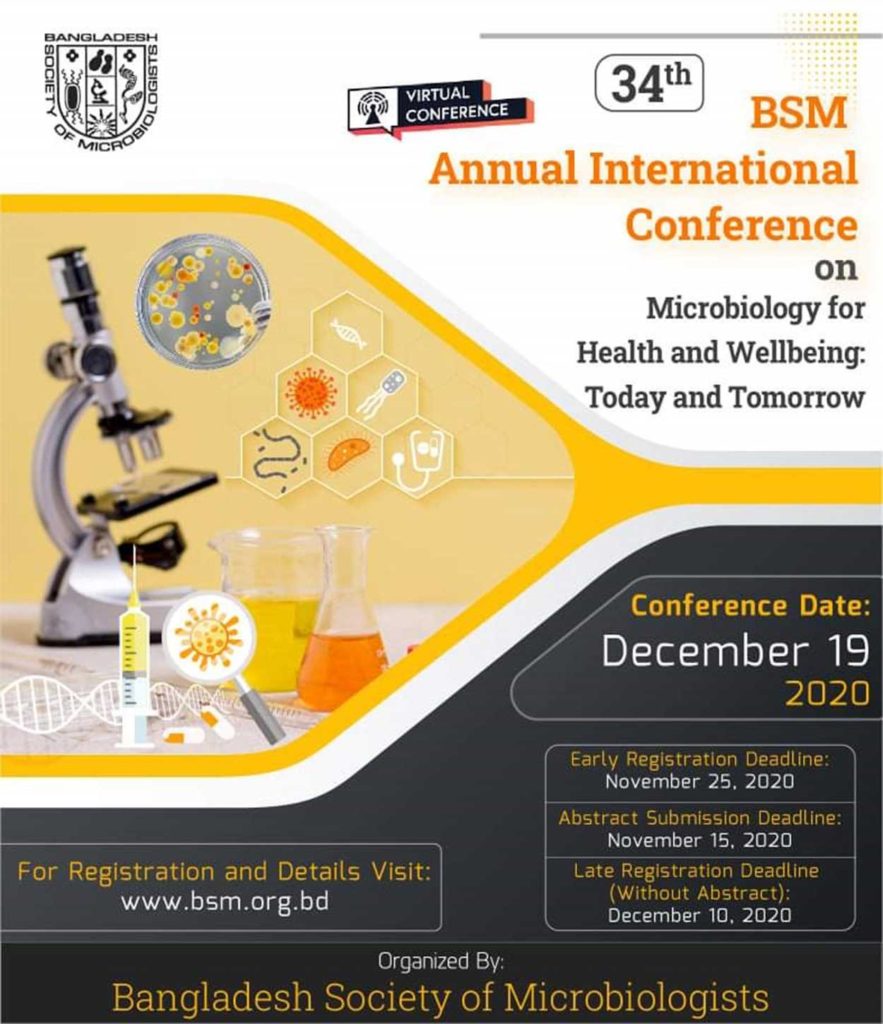 34th Annual Conference – Bangladesh Society Of Microbiologists